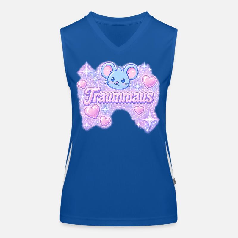traummaus / y2k Design Funktionelles Kontrast-Tank Top für Frauen