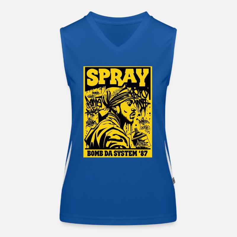 Bombe Spray Da System 87 Débardeur respirant contrasté Femme
