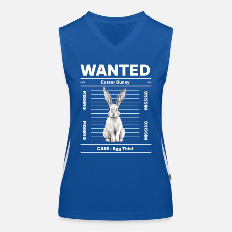 Lapin de Pâques recherché Débardeur respirant contrasté Femme