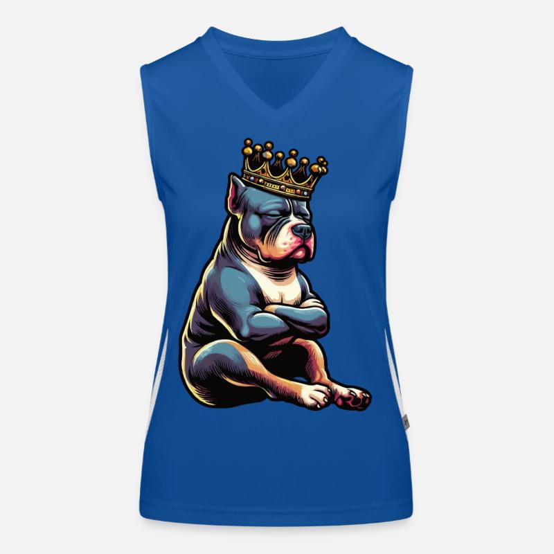American Bully Bully Bully Bullys Propriétaire de Bully Débardeur respirant contrasté Femme