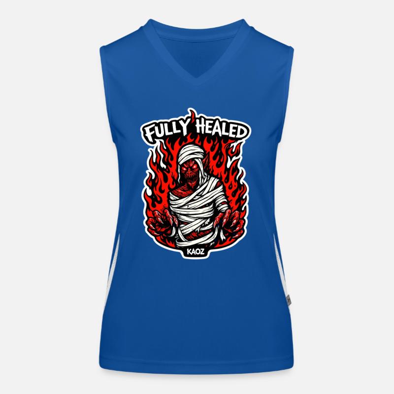 Flaming Mummy Inferno Women's Functional Contrast Tank Top