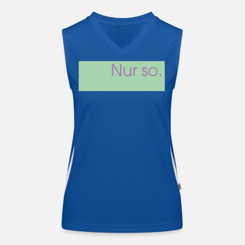 Nur so.  Funktionelles Kontrast-Tank Top für Frauen