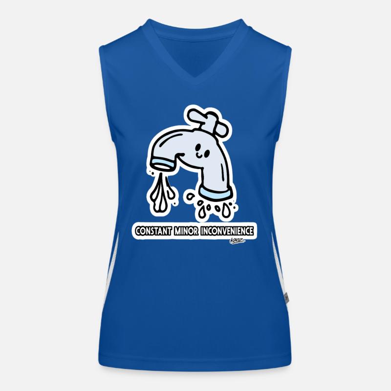 Robinet d’inconvénient mineur constant Débardeur respirant contrasté Femme