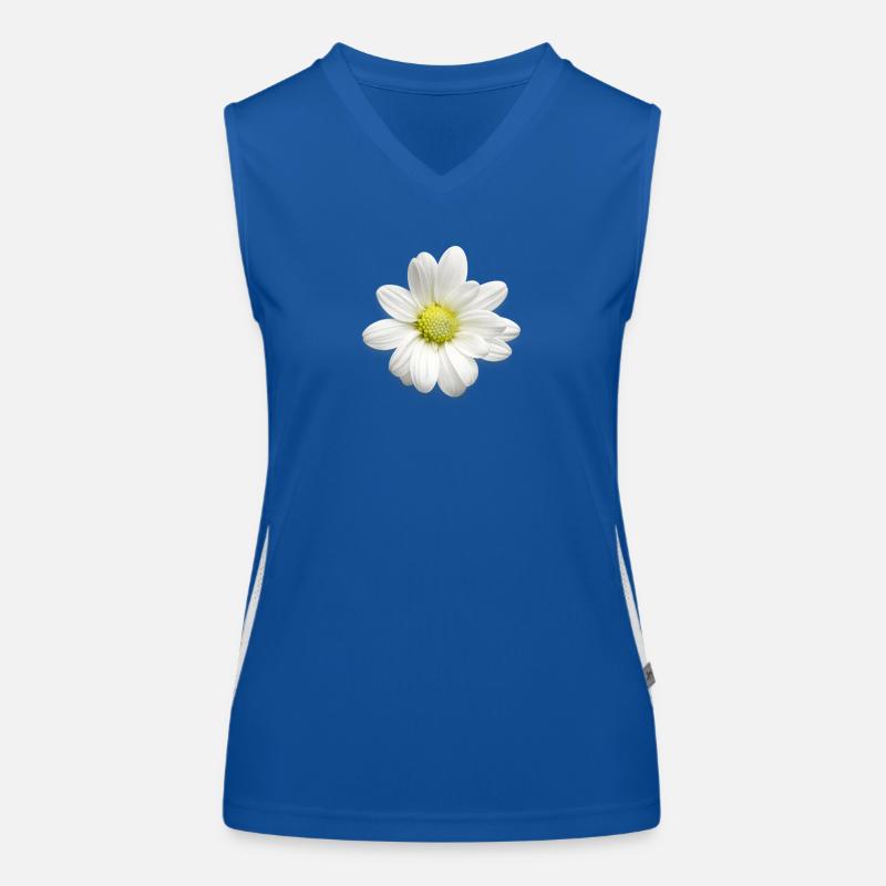 Imprimé de marguerites blanches - Fleurs douces - Marguerites Débardeur respirant contrasté Femme