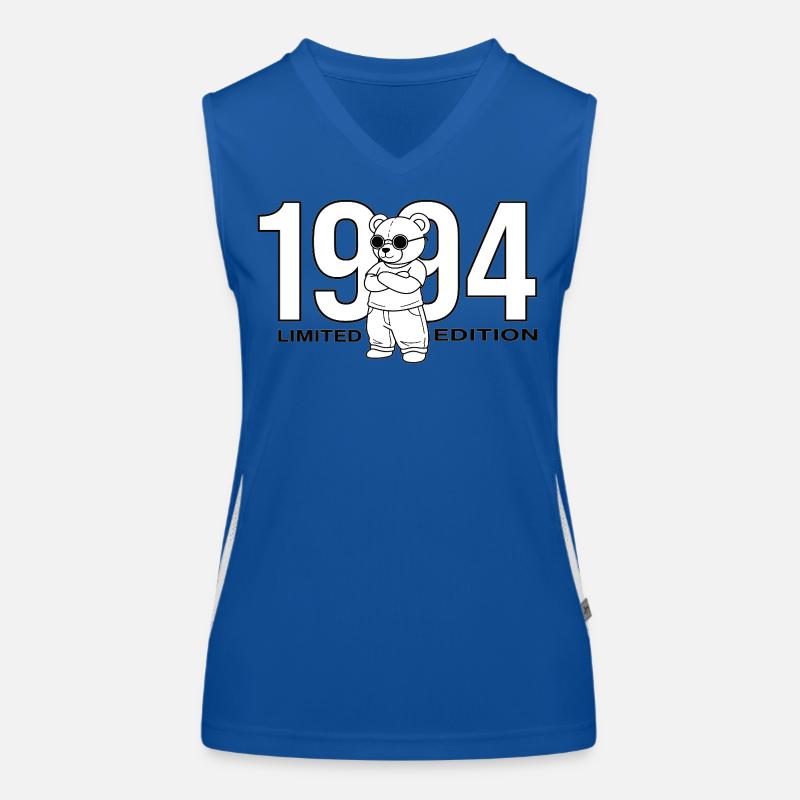 2004 Geburtstag Bär Limited Edition Funktionelles Kontrast-Tank Top für Frauen