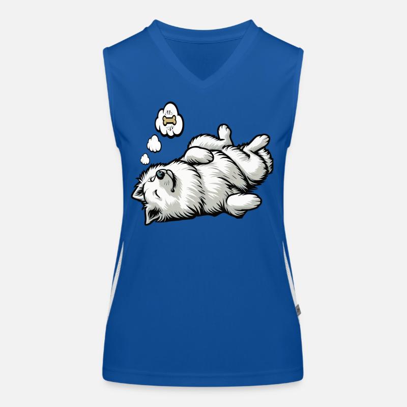 Weißer Schäferhund Schäferhund Schäferhunde Funktionelles Kontrast-Tank Top für Frauen