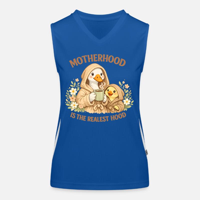 Lustiges Mama-Gänsehemd, süßes Muttertagsgeschenk Funktionelles Kontrast-Tank Top für Frauen
