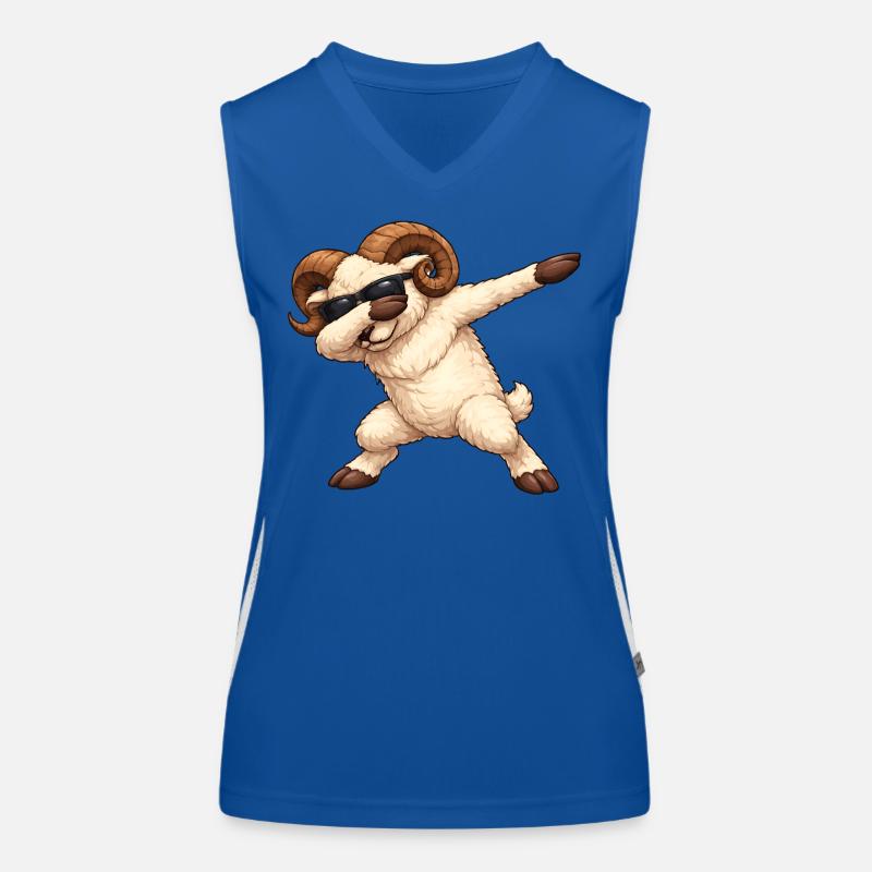 Dabbing Aries Women's Functional Contrast Tank Top