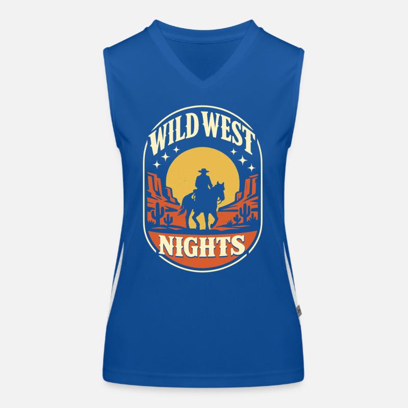 Nuits du Far West Débardeur respirant contrasté Femme