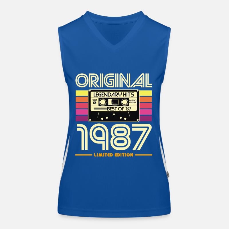 Original 1987 Cassette Retro Women's Functional Contrast Tank Top