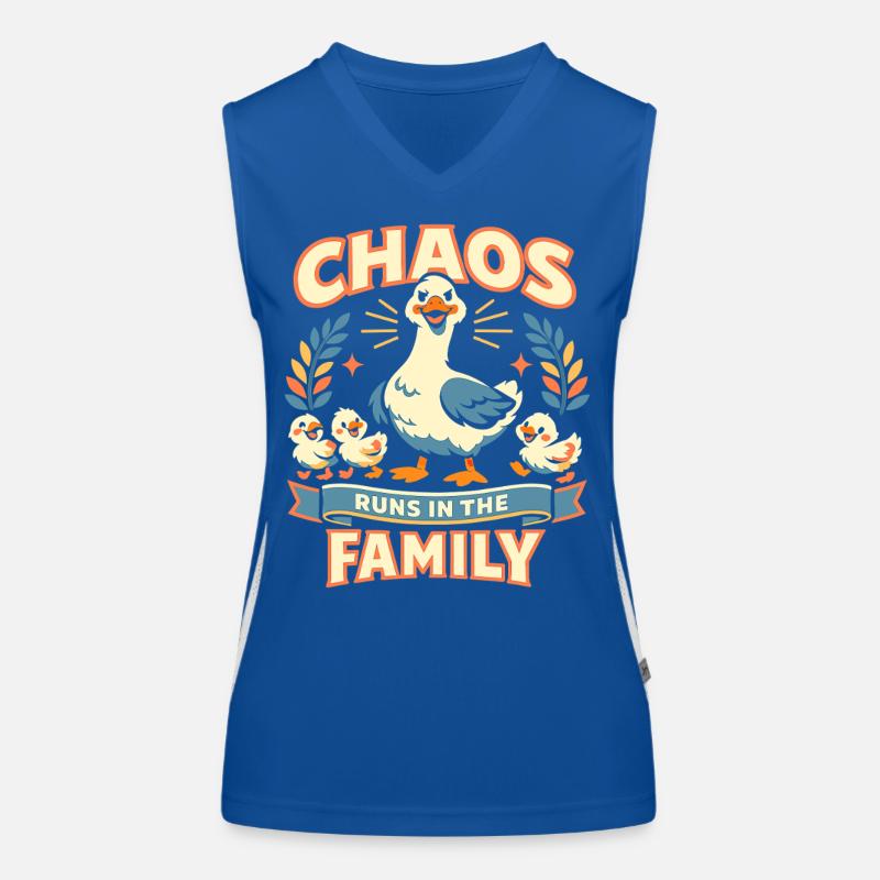 Gänse Chaos Funktionelles Kontrast-Tank Top für Frauen