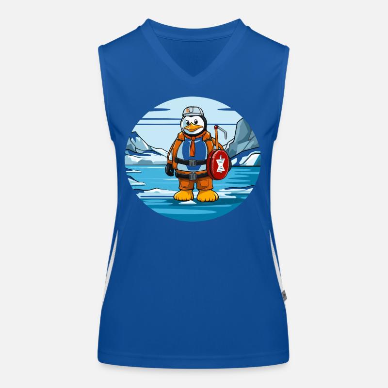 Aventurier Pingouin Arctique Débardeur respirant contrasté Femme