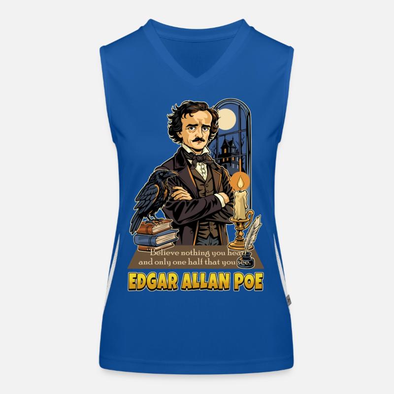 Allan Poe Débardeur respirant contrasté Femme