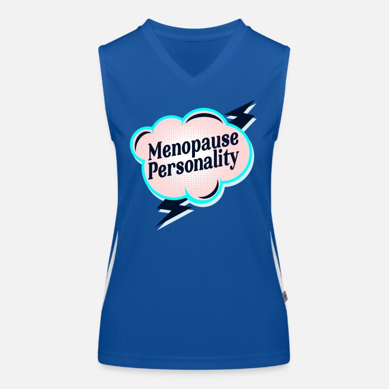 Menopause Persönlichkeit Funktionelles Kontrast-Tank Top für Frauen