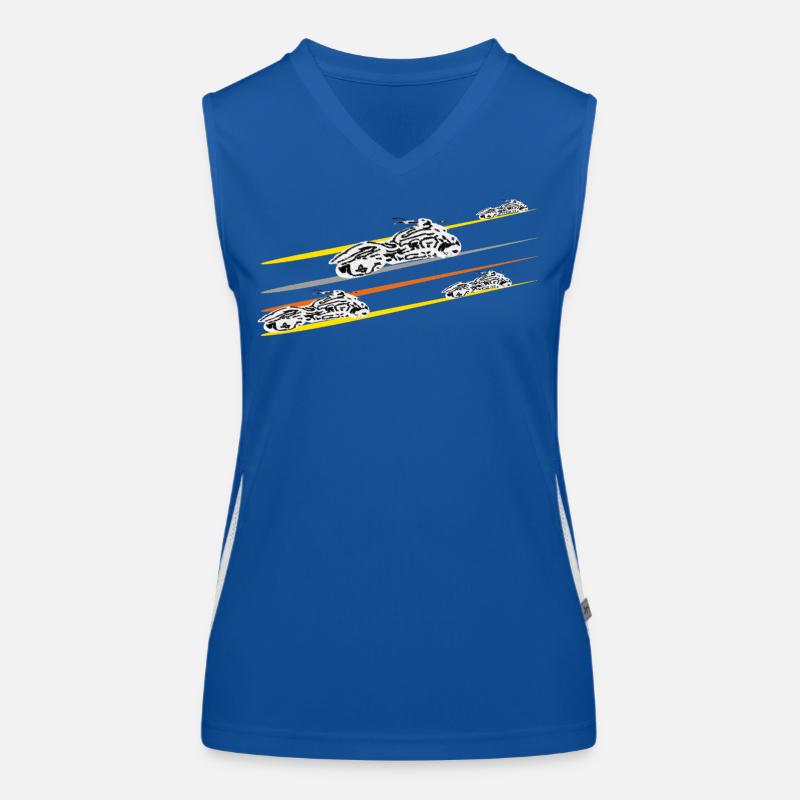 Motorrad Chopper Funktionelles Kontrast-Tank Top für Frauen