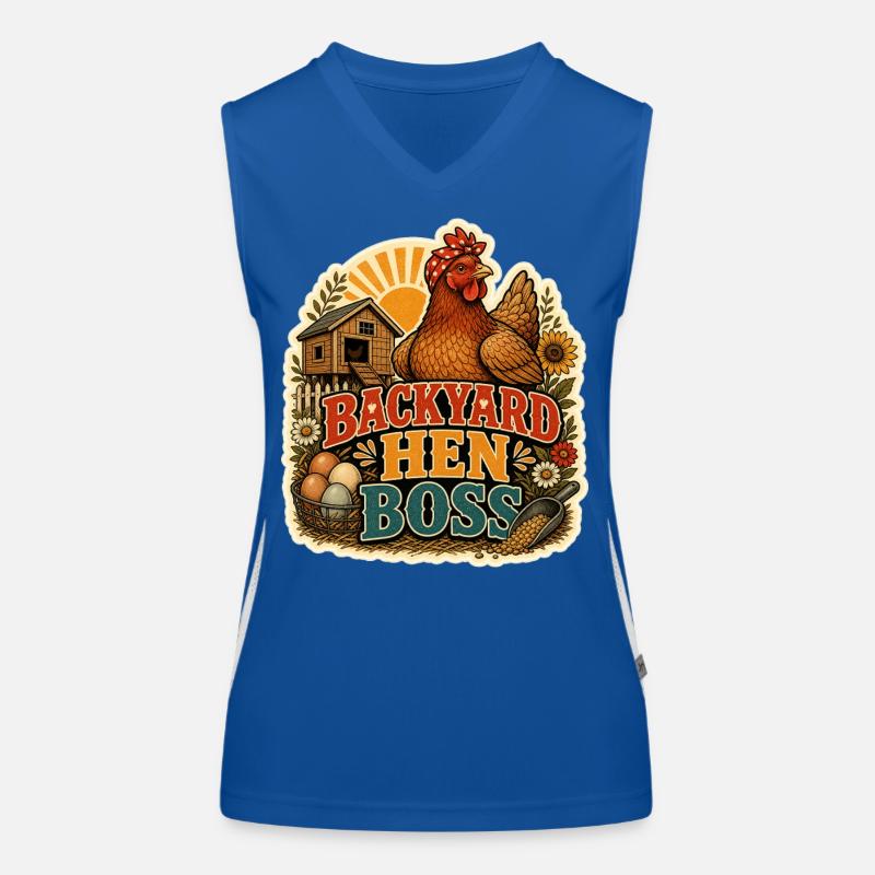 BACKYARD HEN Women's Functional Contrast Tank Top