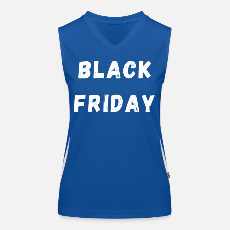 Black friday white Women's Functional Contrast Tank Top