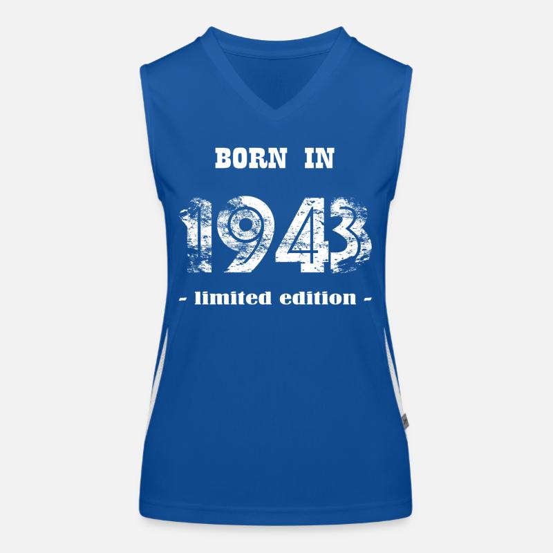 Né en 1943 - édition limitée Débardeur respirant contrasté Femme