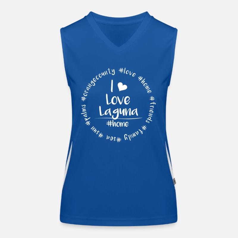 J'adore Laguna - Comté d'Orange Débardeur respirant contrasté Femme