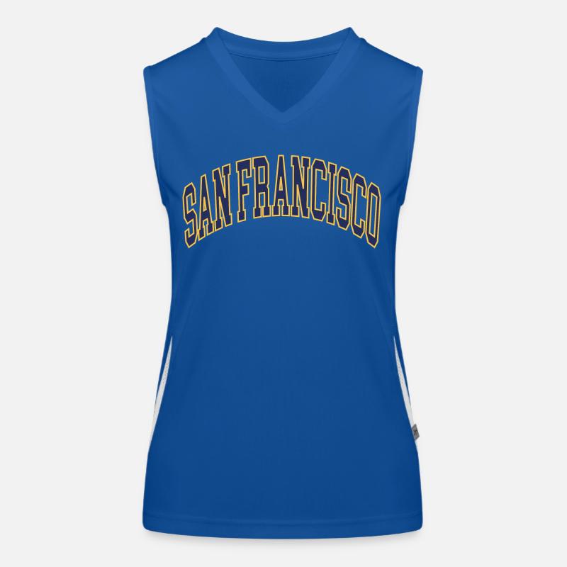 San Francisco Funktionelles Kontrast-Tank Top für Frauen