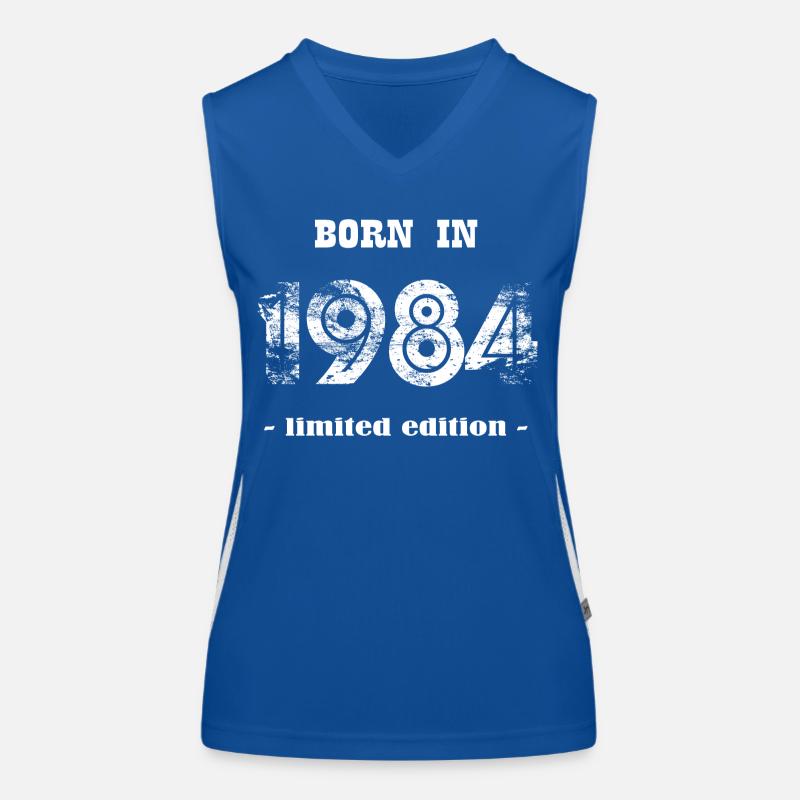 Né en 1984 - édition limitée Débardeur respirant contrasté Femme