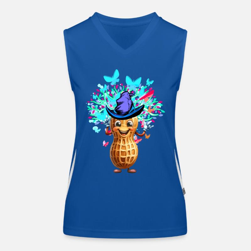 Spring Magic Peanut Peanuts Natural Insects Women's Functional Contrast Tank Top