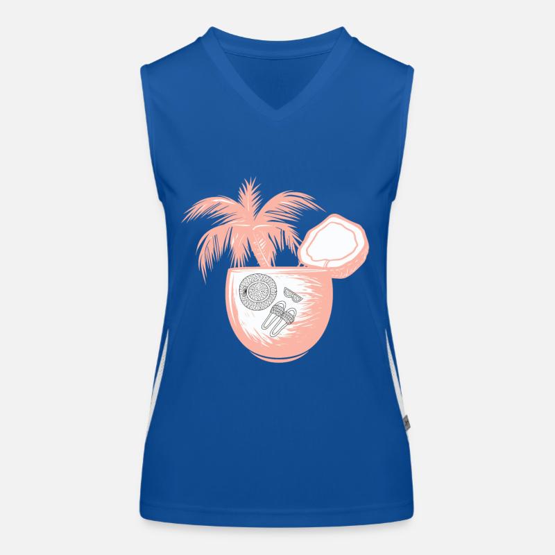 Urlaub Holiday Funktionelles Kontrast-Tank Top für Frauen