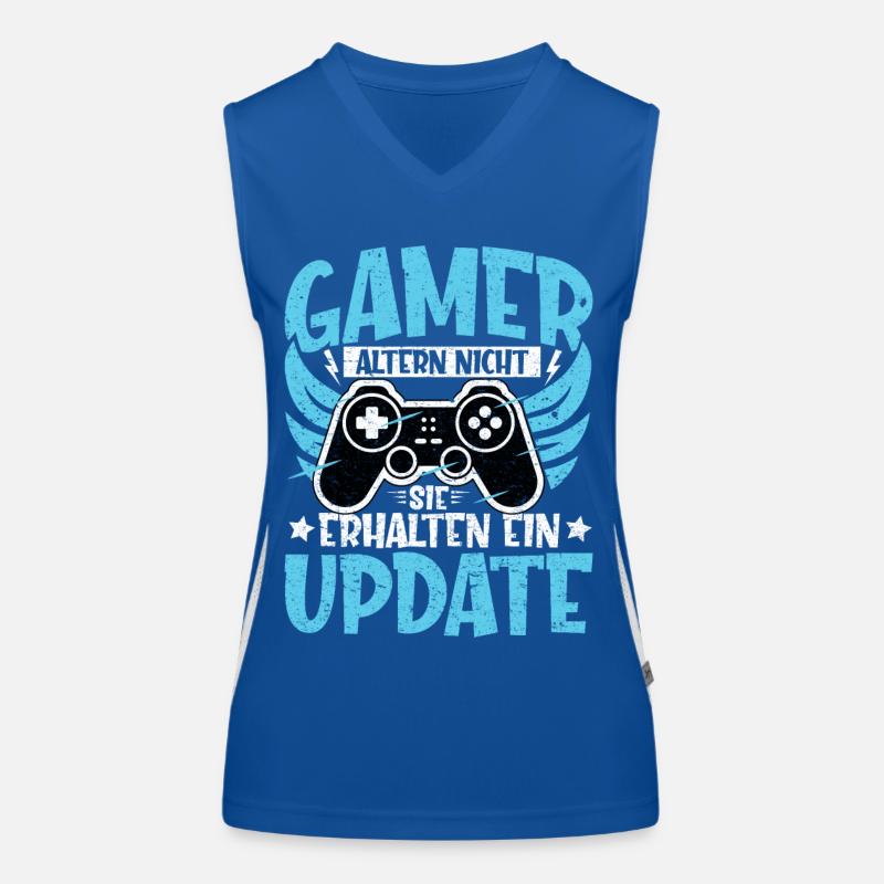GAMER ALTERN NICHT - SIE ERHALTEN EIN UPDATE Funktionelles Kontrast-Tank Top für Frauen