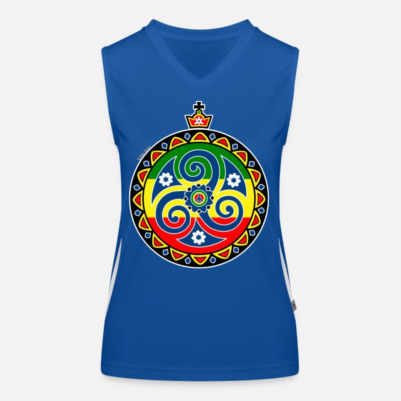 Triskell Rasta Débardeur respirant contrasté Femme