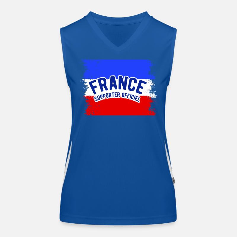 Supporter de France Women's Functional Contrast Tank Top