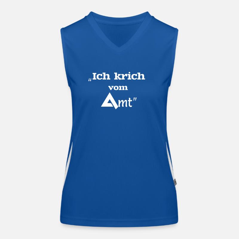 I left office Women's Functional Contrast Tank Top
