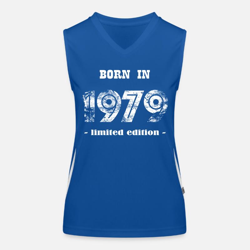 Né en 1979 - édition limitée Débardeur respirant contrasté Femme