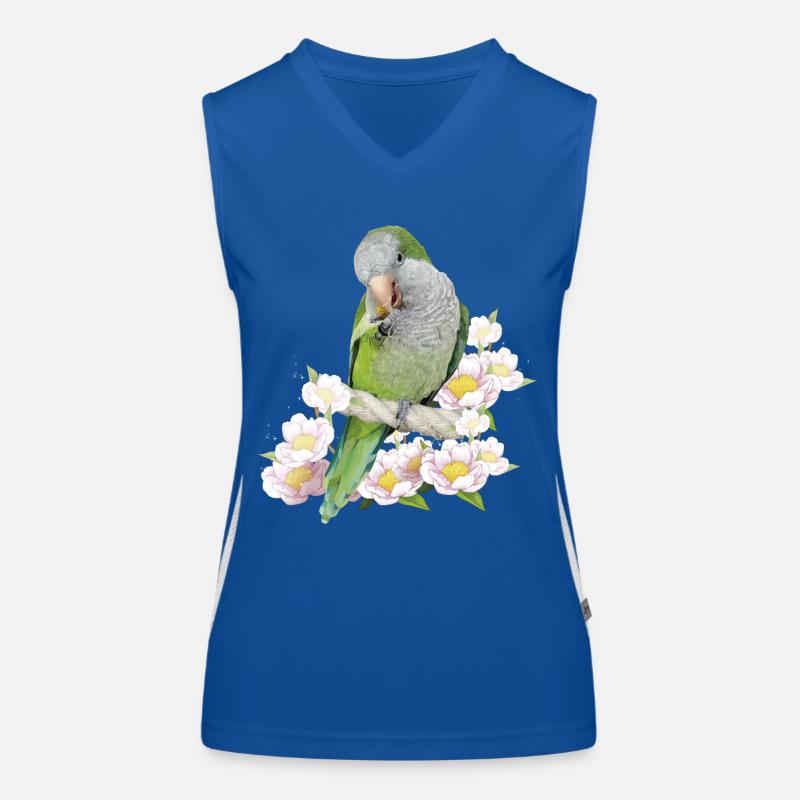 Argentine Parakeet Women's Functional Contrast Tank Top