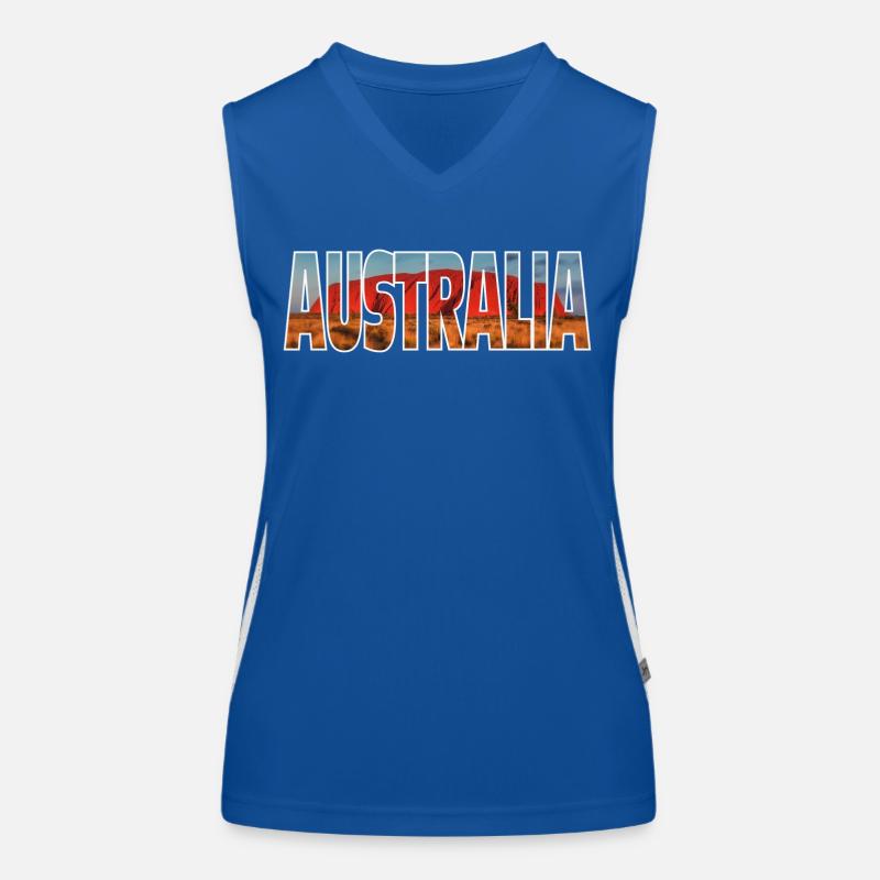 Australia Women's Functional Contrast Tank Top
