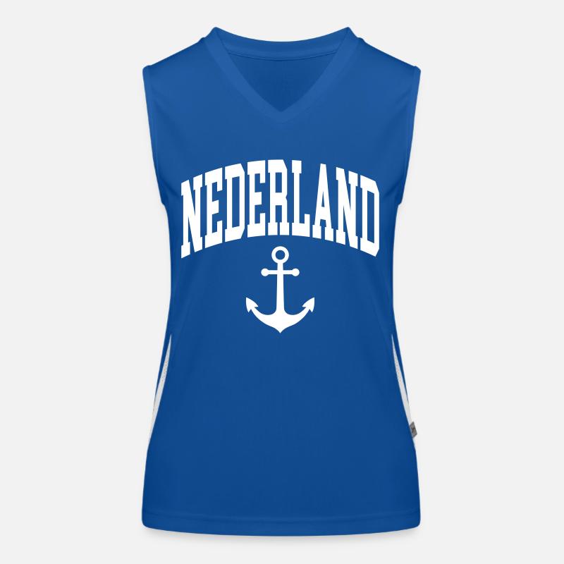 Pays-Bas Débardeur respirant contrasté Femme