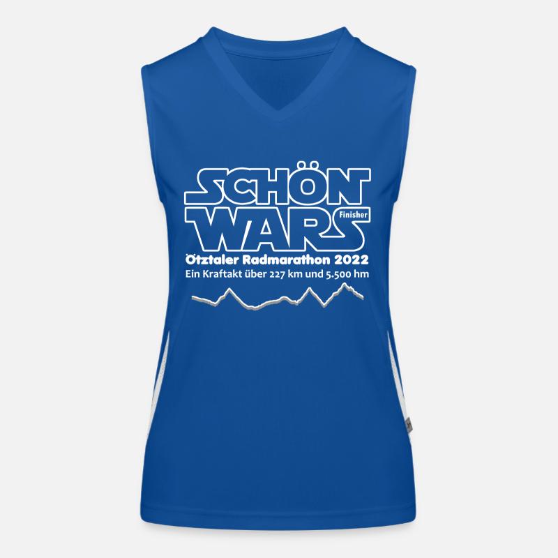 Ötztaler Radmarathon 2022 Funktionelles Kontrast-Tank Top für Frauen