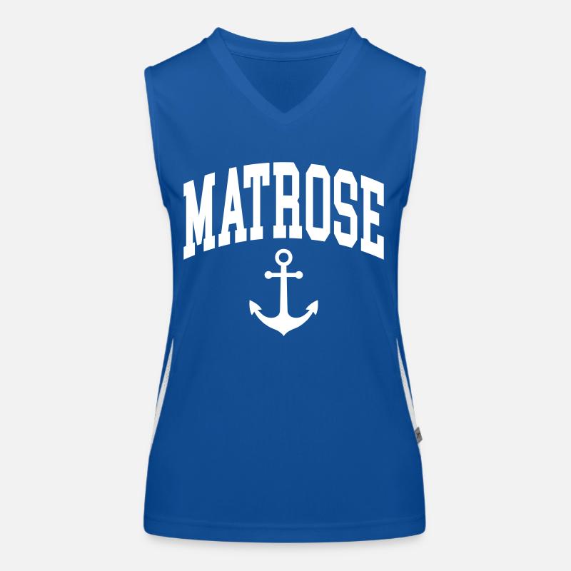 Matrose Funktionelles Kontrast-Tank Top für Frauen