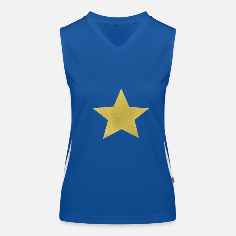 Star, Starry, Sky, Nature, Celestial Women's Functional Contrast Tank Top