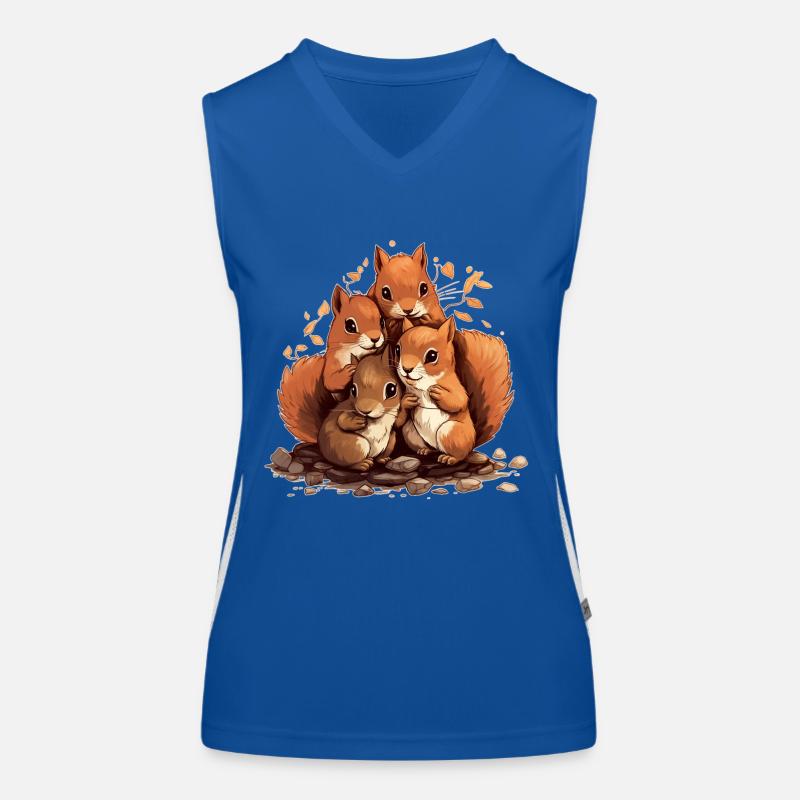 Squirrel Women's Functional Contrast Tank Top