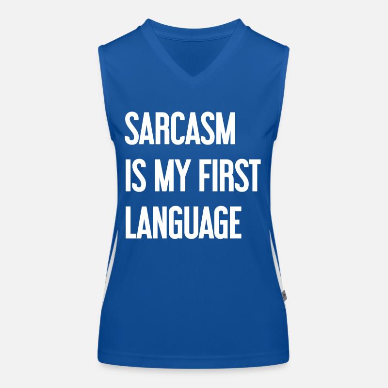 Sarcasme Pro Débardeur respirant contrasté Femme