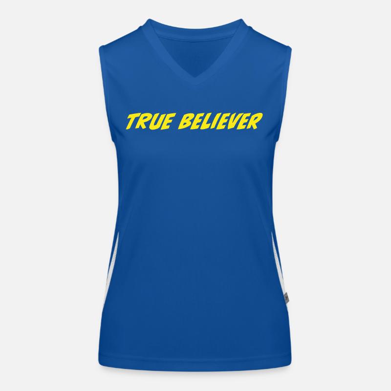 Wahrer Gläubiger Funktionelles Kontrast-Tank Top für Frauen