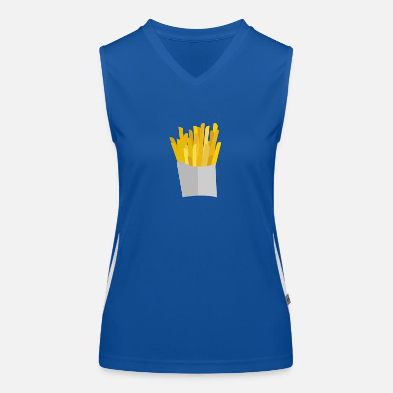 Pommes Funktionelles Kontrast-Tank Top für Frauen