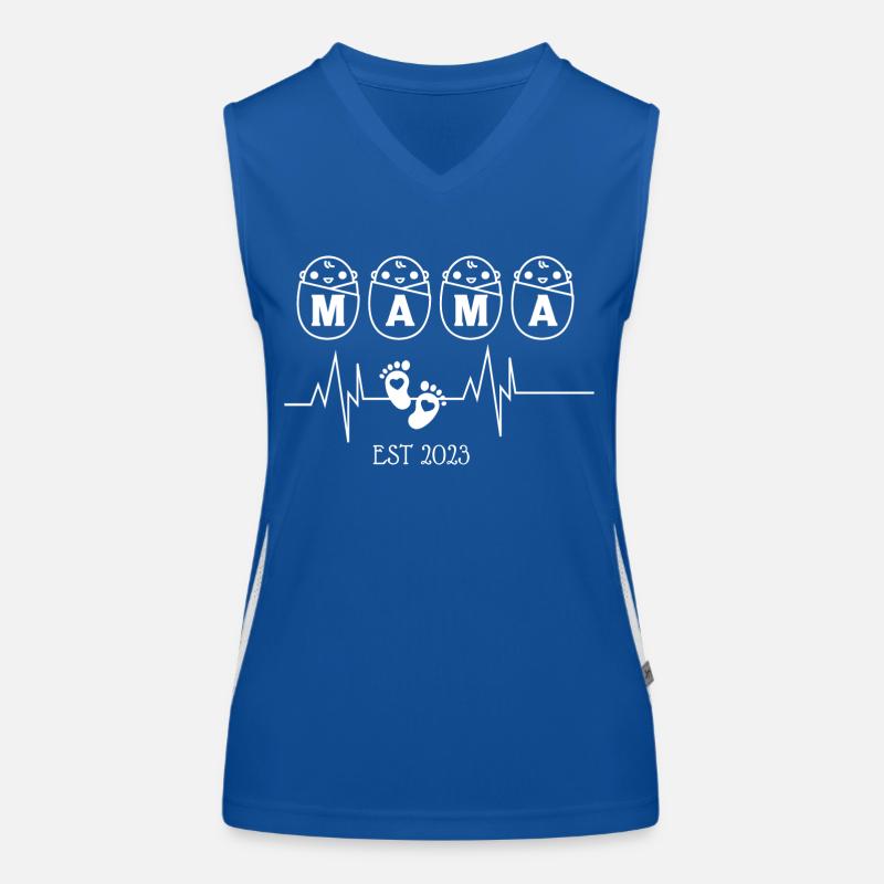 Mama EST 2003 Heartbeat Women's Functional Contrast Tank Top