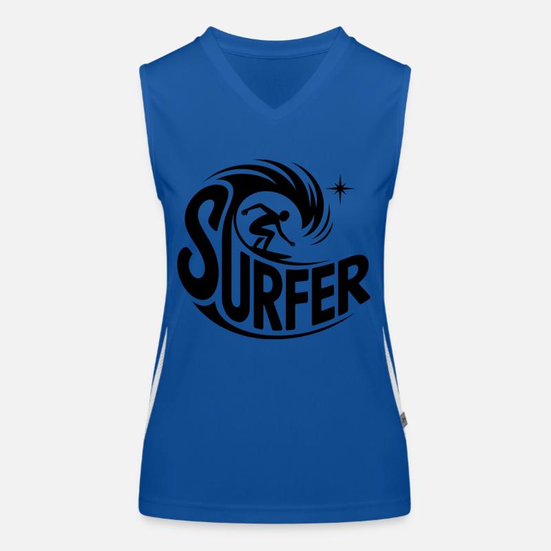 Surfer - Cool Surfer Logo Débardeur respirant contrasté Femme