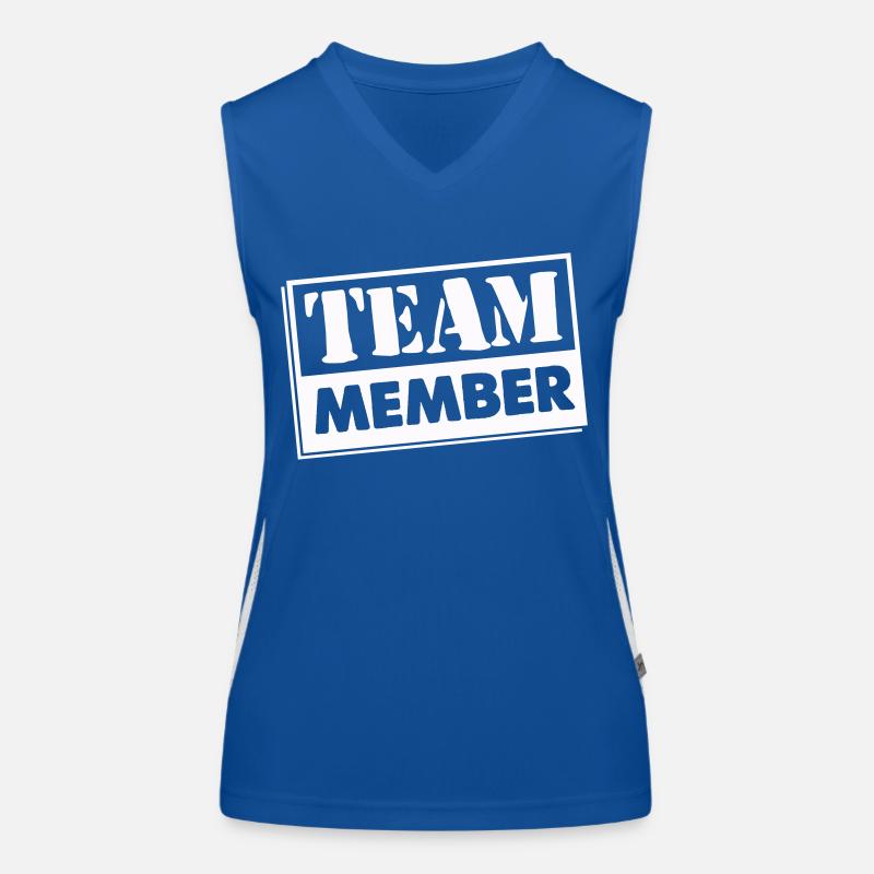 team member 01 Funktionelles Kontrast-Tank Top für Frauen