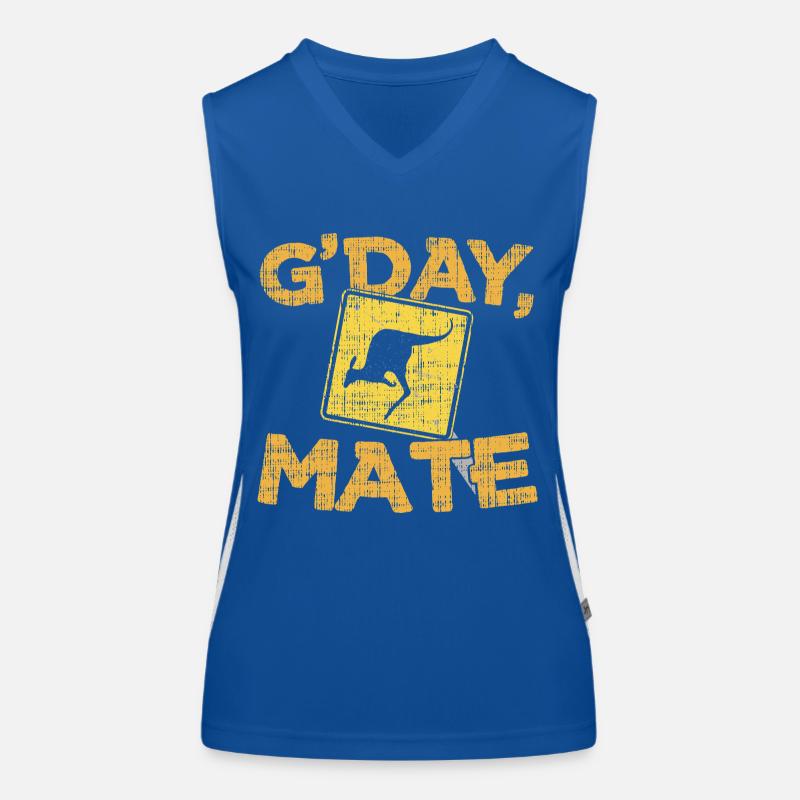 Gday Mate - Australia Kangaroo Australien Women's Functional Contrast Tank Top