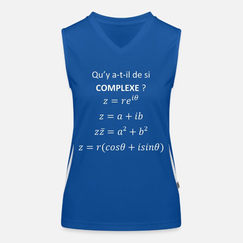 Nombres complexes Débardeur respirant contrasté Femme