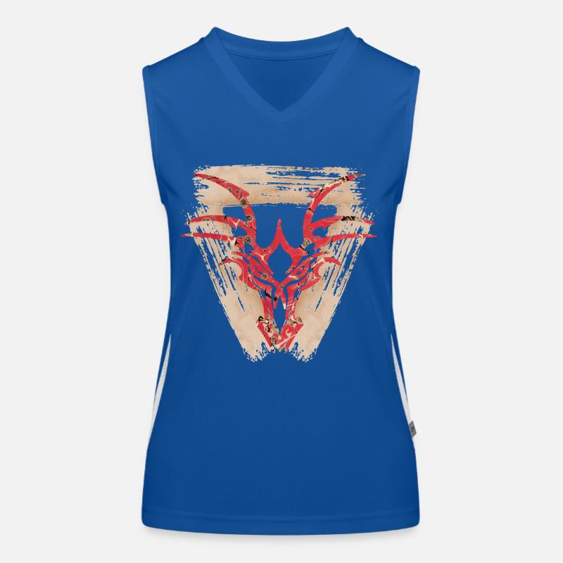 drachenkopf e 245 Funktionelles Kontrast-Tank Top für Frauen
