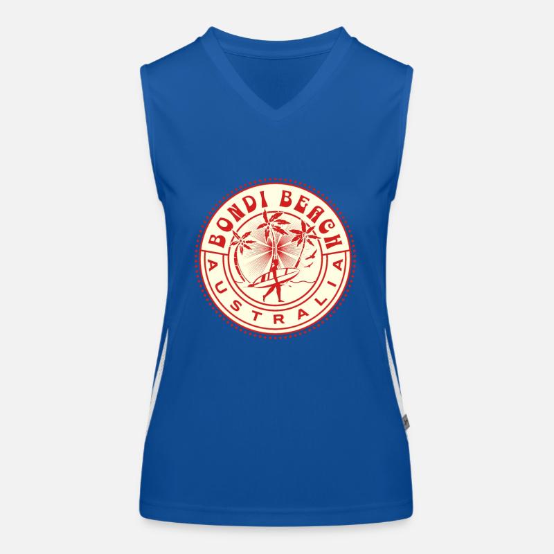 Bondi Beach Australien Surfer Funktionelles Kontrast-Tank Top für Frauen