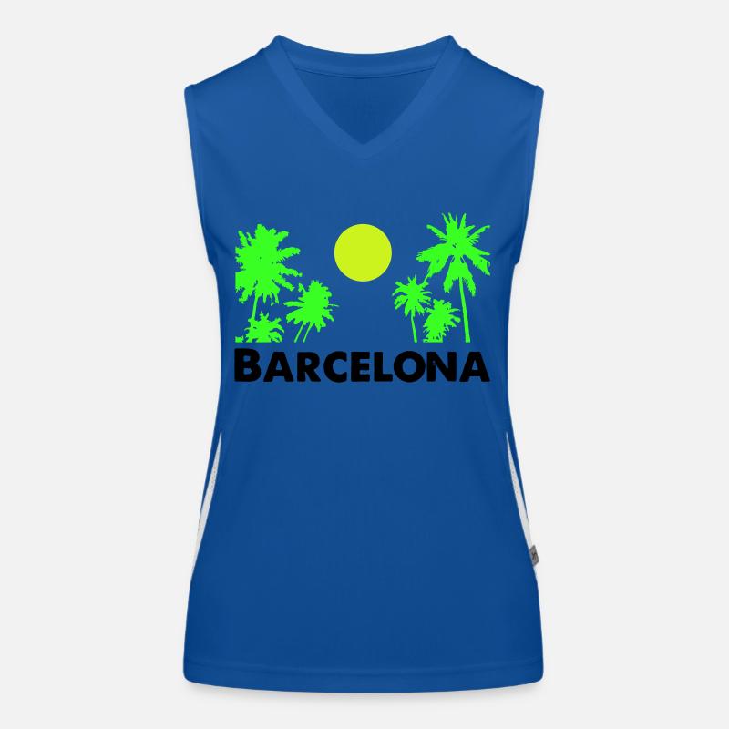 Barcelone Débardeur respirant contrasté Femme